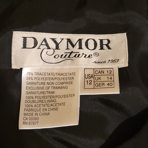 VINTAGE DAYMOR COUTURE SET DRESS & BLAZER - Picture 9 of 16